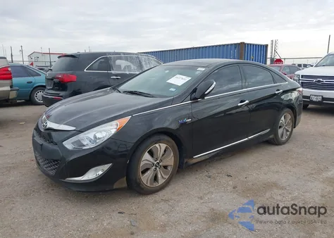 2014 Hyundai Sonata Hybrid Limited from USA, damaged, VIN KMHEC4A4XEA110654